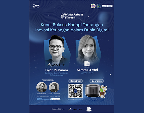 kunci sukses menghadapi tantangan inovasi keuangan dalam dunia digital : webinar avantee di universitas muhammadiyah sidoarjo